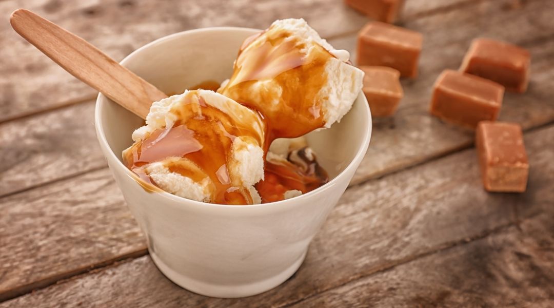 Sundae au caramel