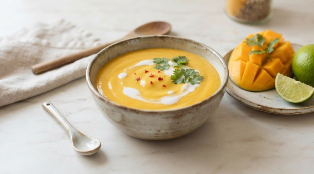 Sauce curry mangue